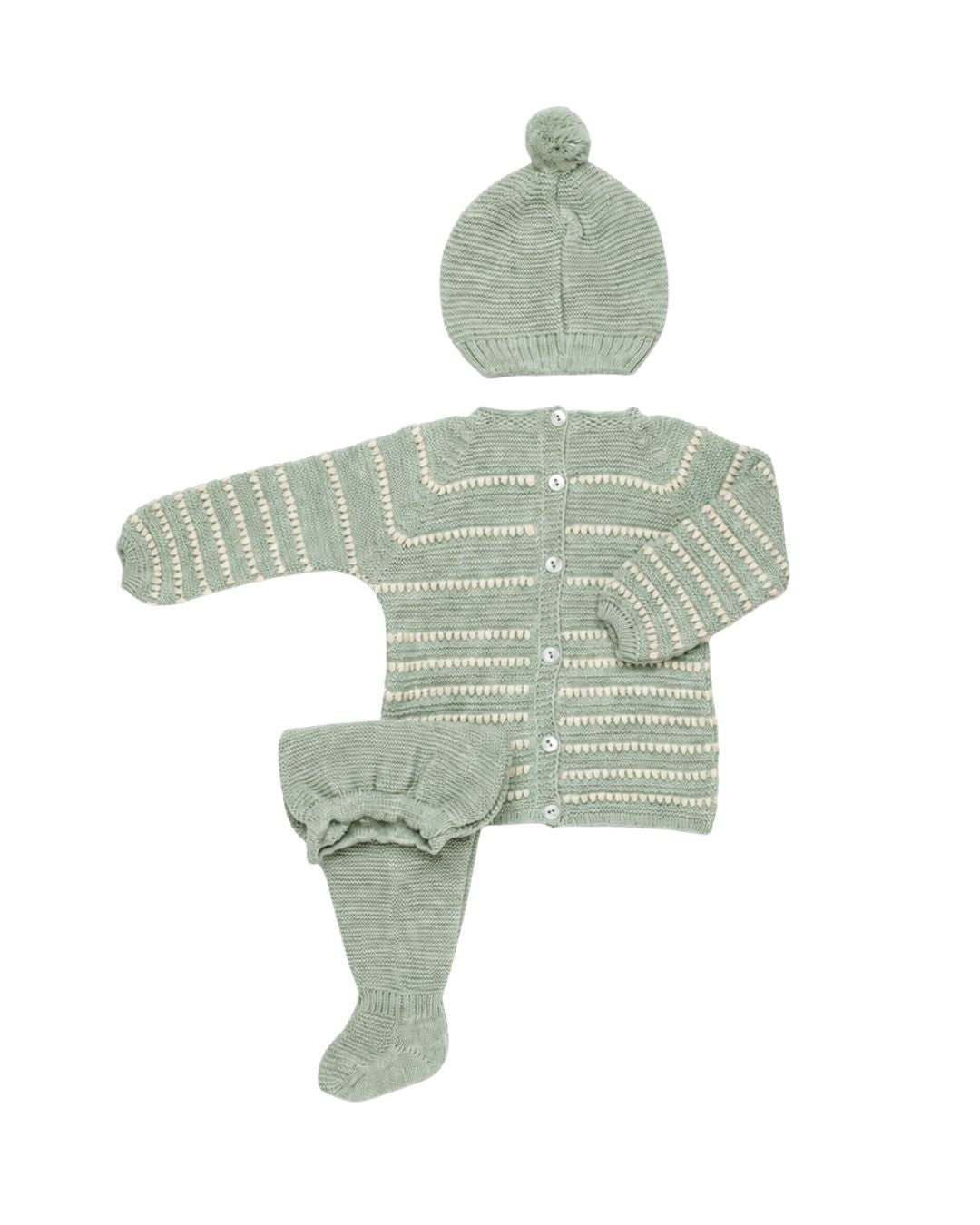 Primera Puesta Lines Verde Menta - Colección Cielo Juliana