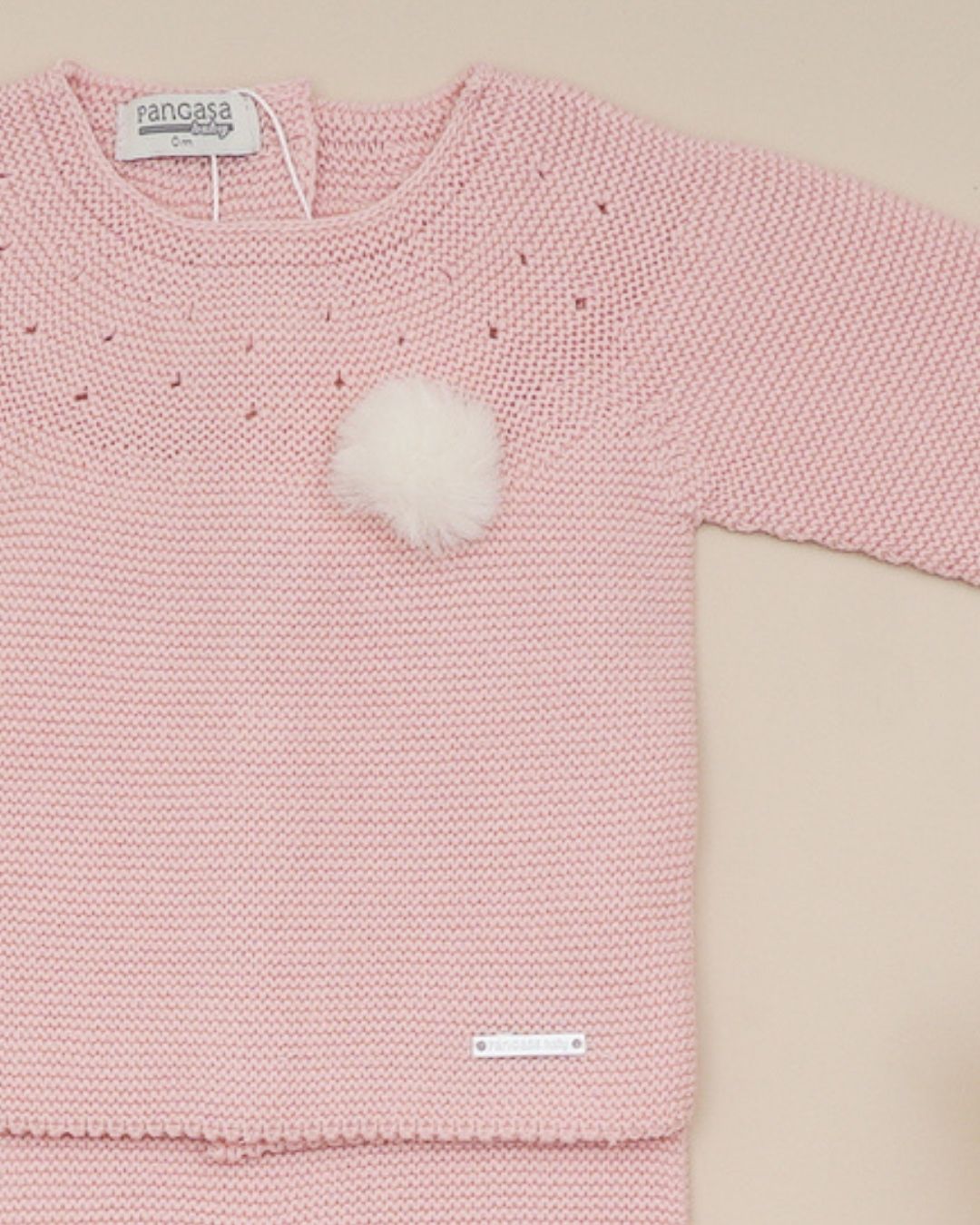 Primera Puesta Moceta Rosa Empolvado - Pangasa Baby