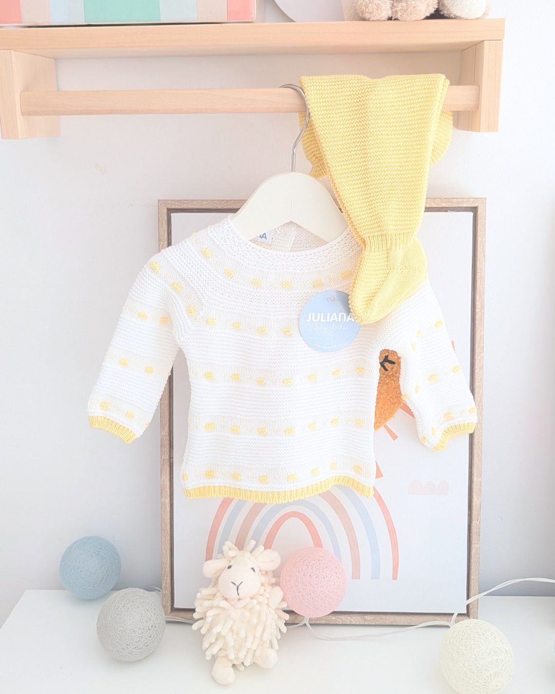 Primera Puesta Motas Amarillo - Juliana