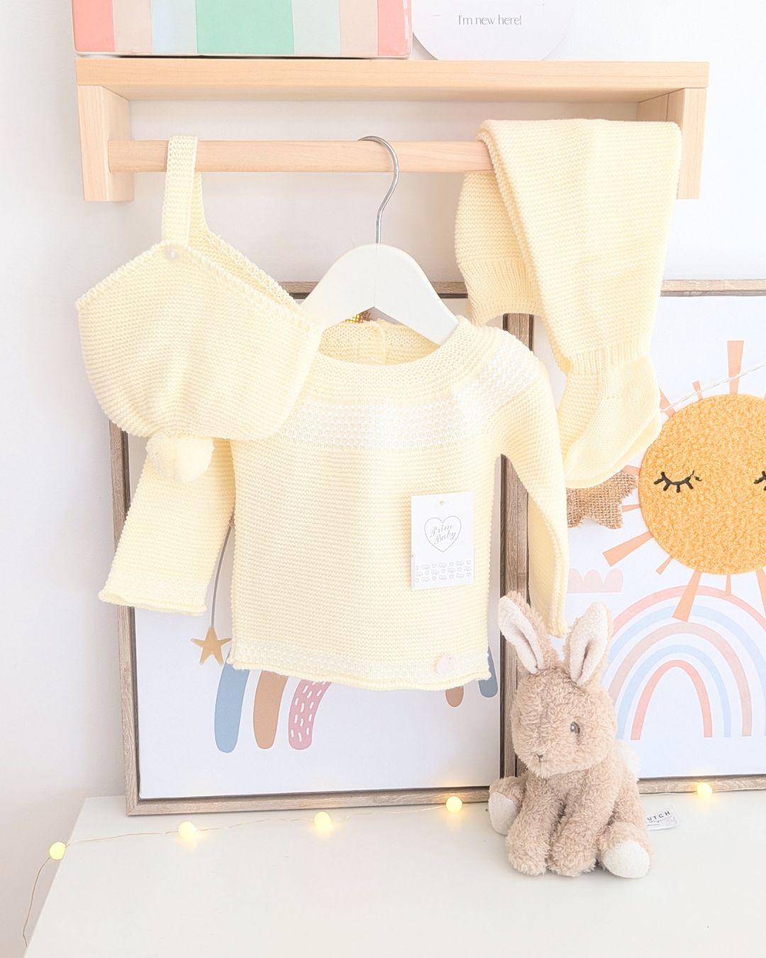 Primera Puesta Motas Amarillo - Primbaby