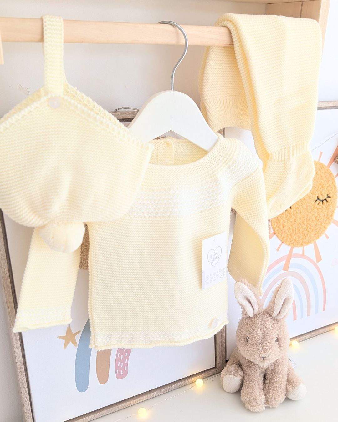 Primera Puesta Motas Amarillo - Primbaby