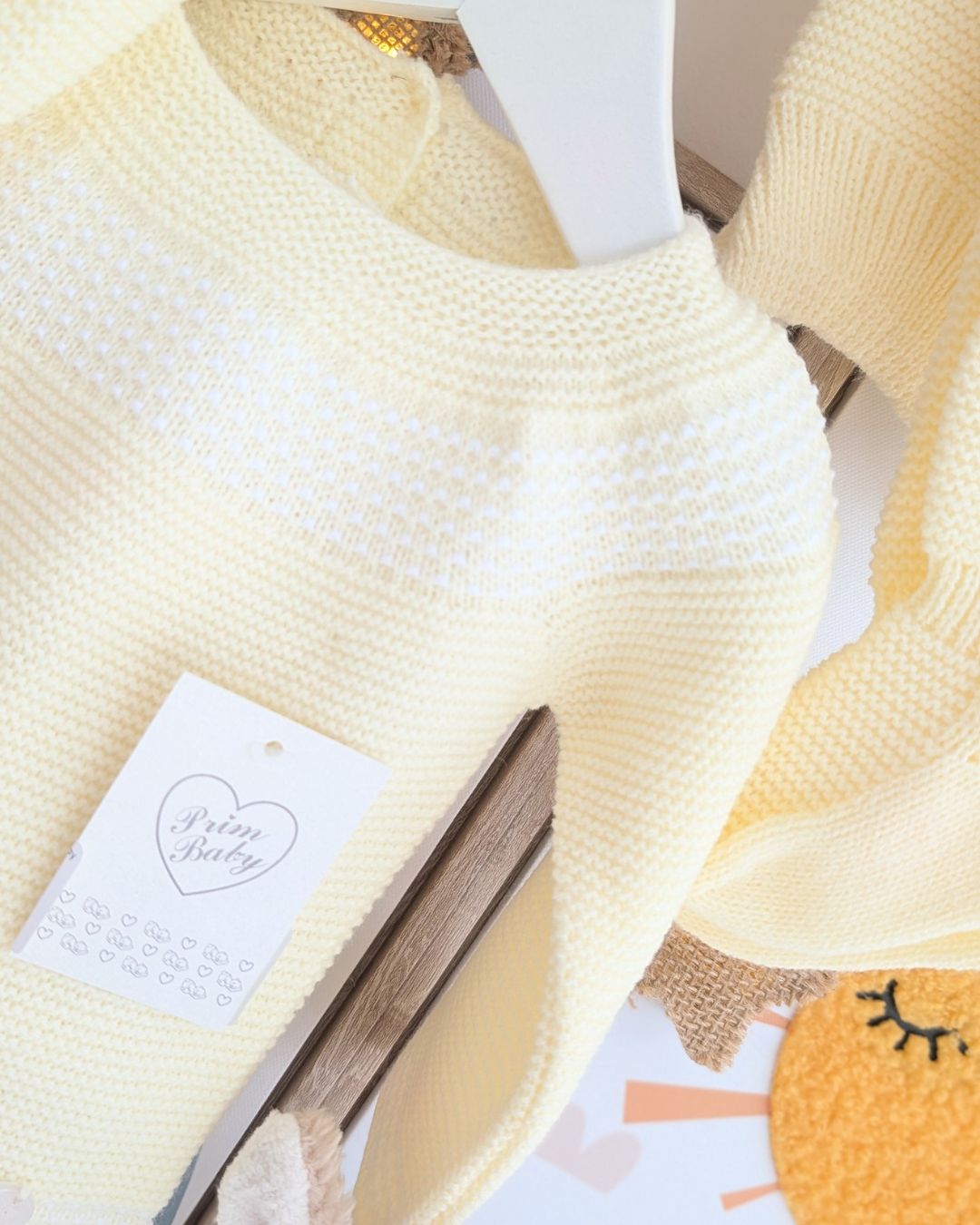 Primera Puesta Motas Amarillo - Primbaby