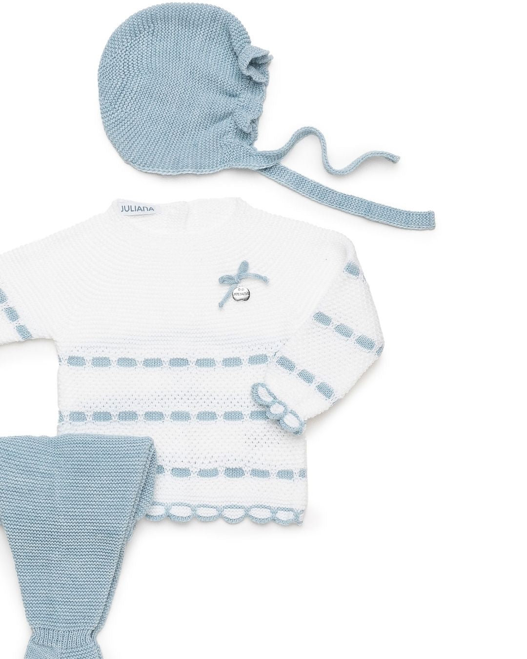 Primera Puesta Pasacintas Azul - Colección Cielo Juliana