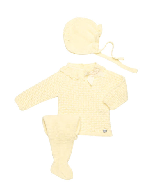 Primera Puesta Puntilla Amarillo - Colección Luz Juliana
