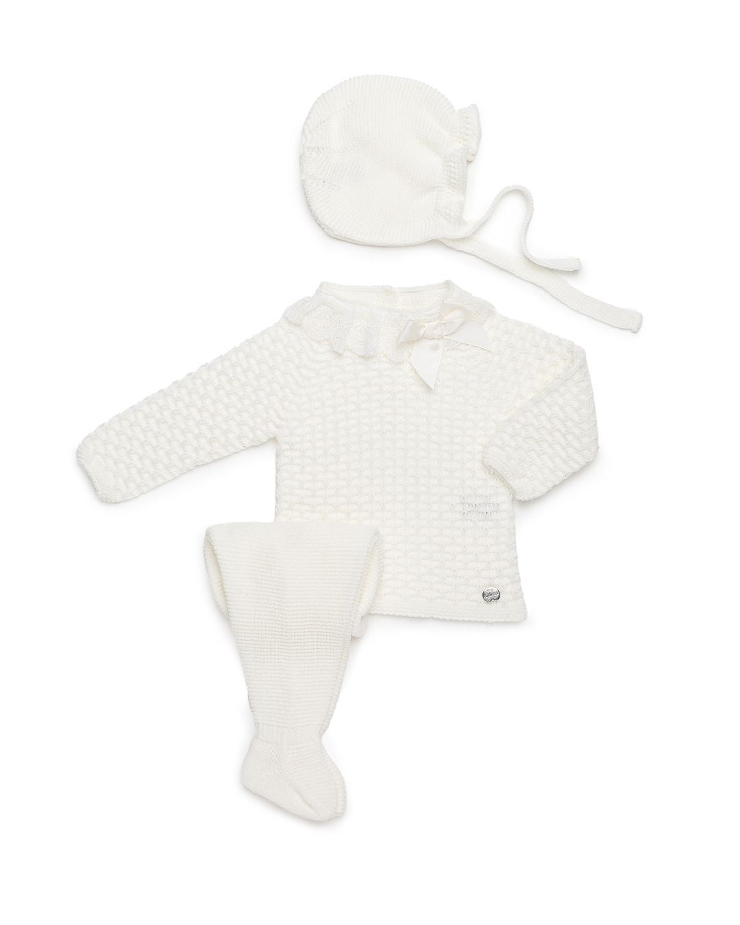 Primera Puesta Puntilla Crudo - Colección Luz Juliana