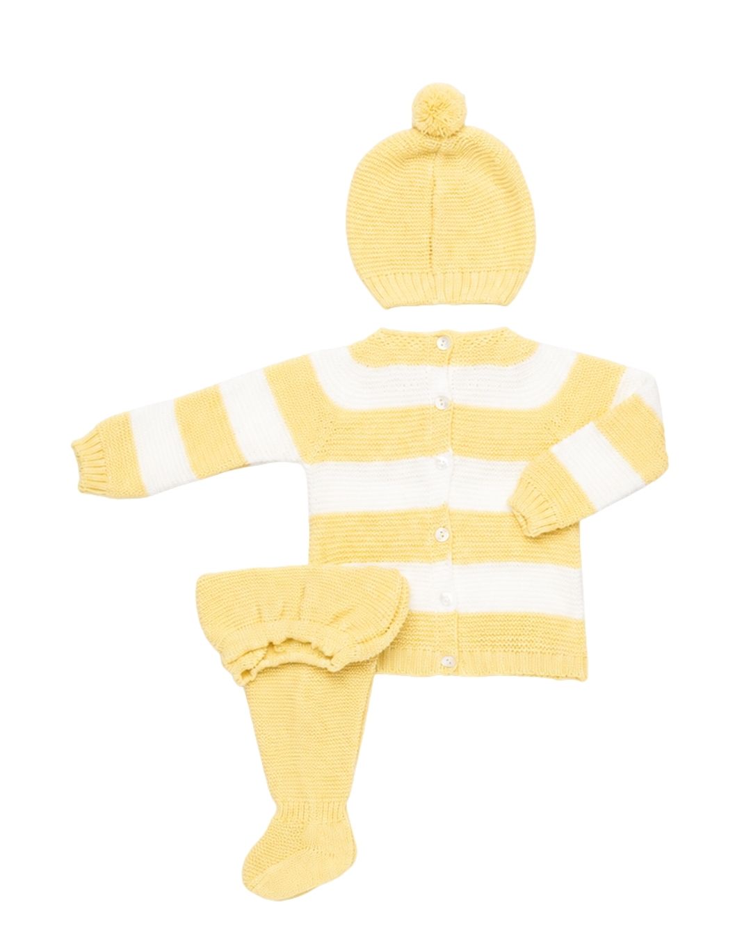 Primera Puesta Rayado Amarillo - Colección Rastro Juliana