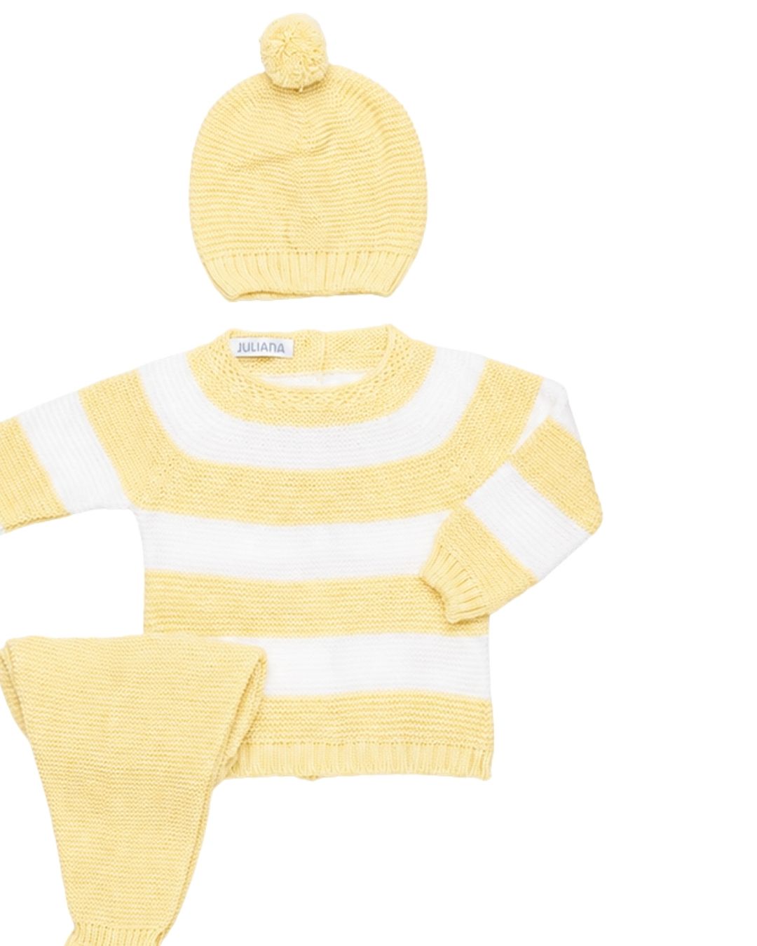 Primera Puesta Rayado Amarillo - Colección Rastro Juliana