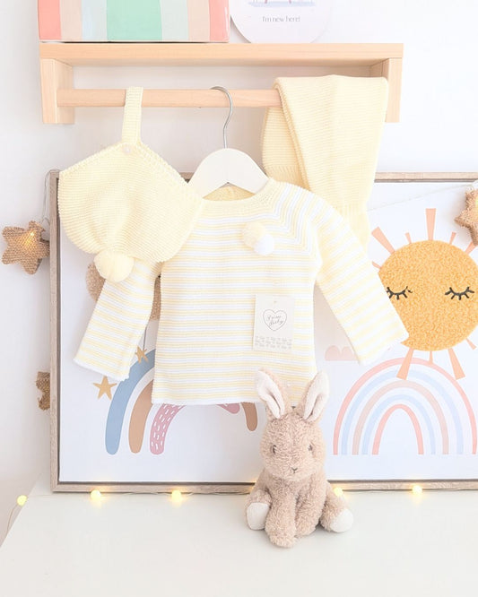 Primera Puesta Rayas Amarillo - Primbaby
