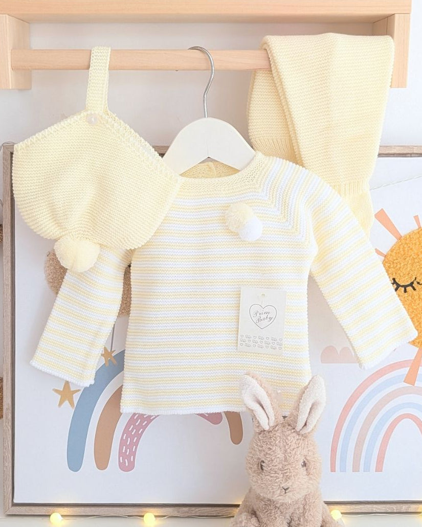 Primera Puesta Rayas Amarillo - Primbaby