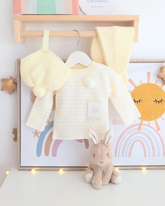 Primera Puesta Rayas Amarillo - Primbaby