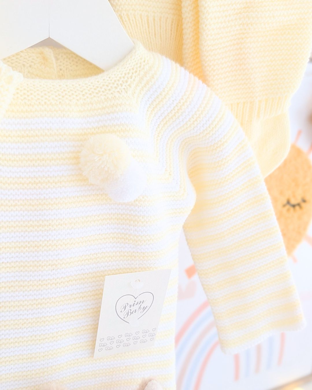 Primera Puesta Rayas Amarillo - Primbaby