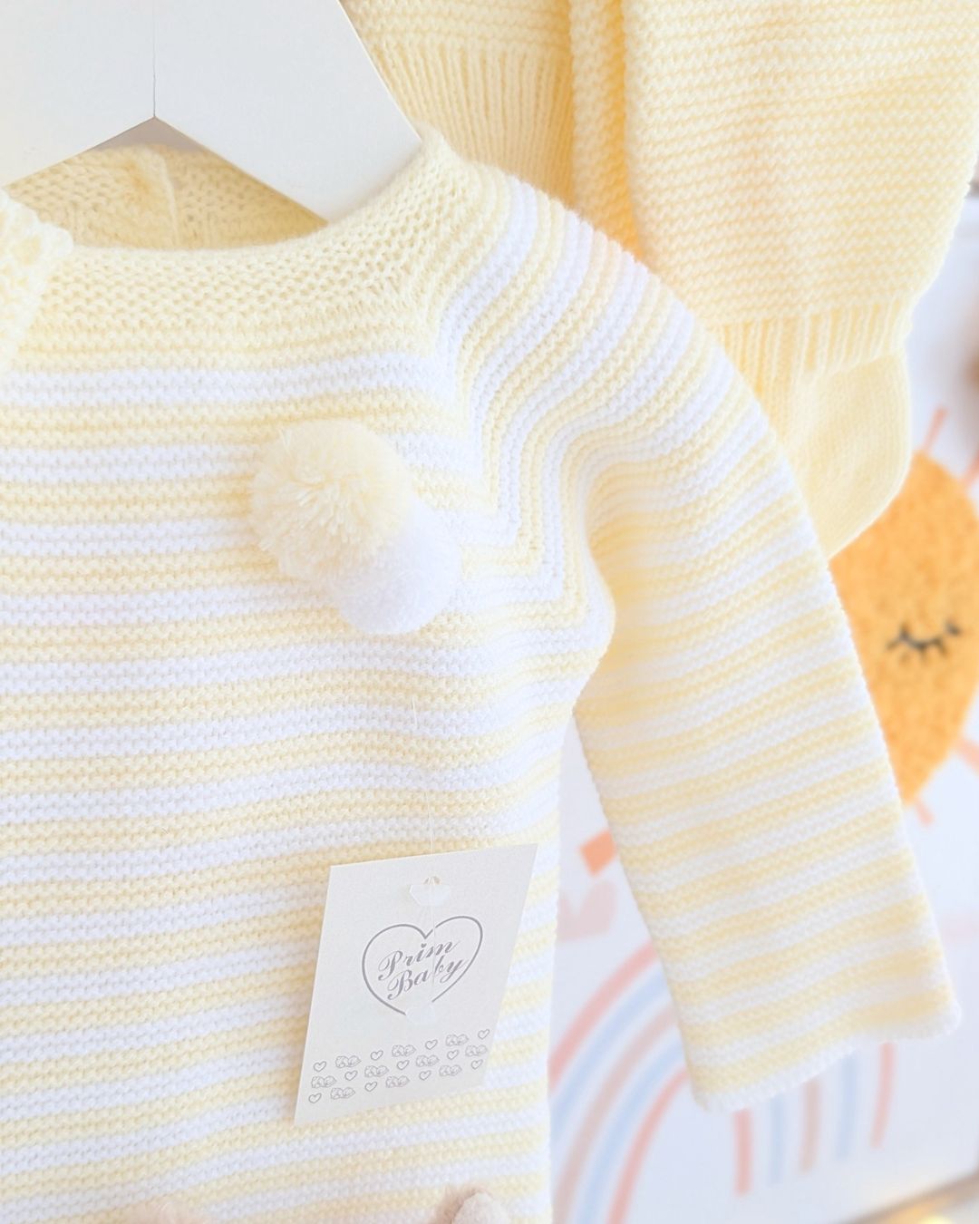 Primera Puesta Rayas Amarillo - Primbaby
