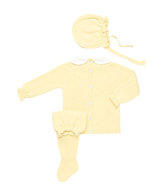 Primera Puesta Recogidas Bodoques Amarillo - Colección Calma Juliana