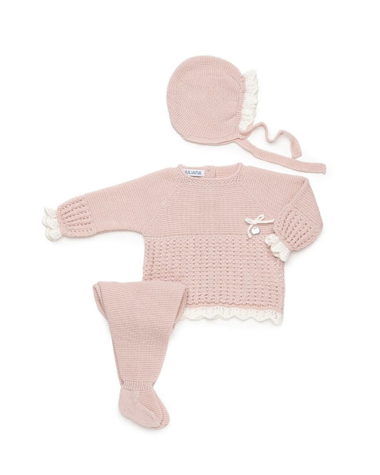 Primera Puesta Recogidas Rosa Palo -  Colección Ladera Juliana