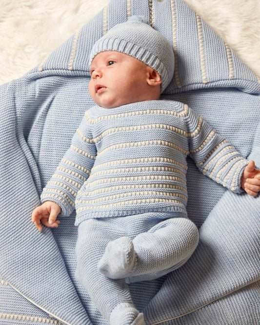 Primera Puesta Lines Azul - Colección Cielo Juliana