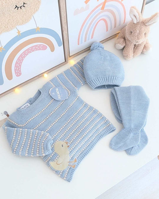 Primera Puesta Lines Azul - Colección Cielo Juliana