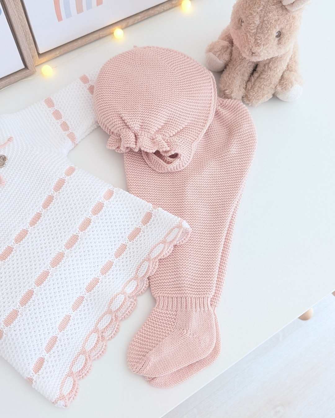Primera Puesta Pasacintas Rosa Palo - Colección Cielo Juliana