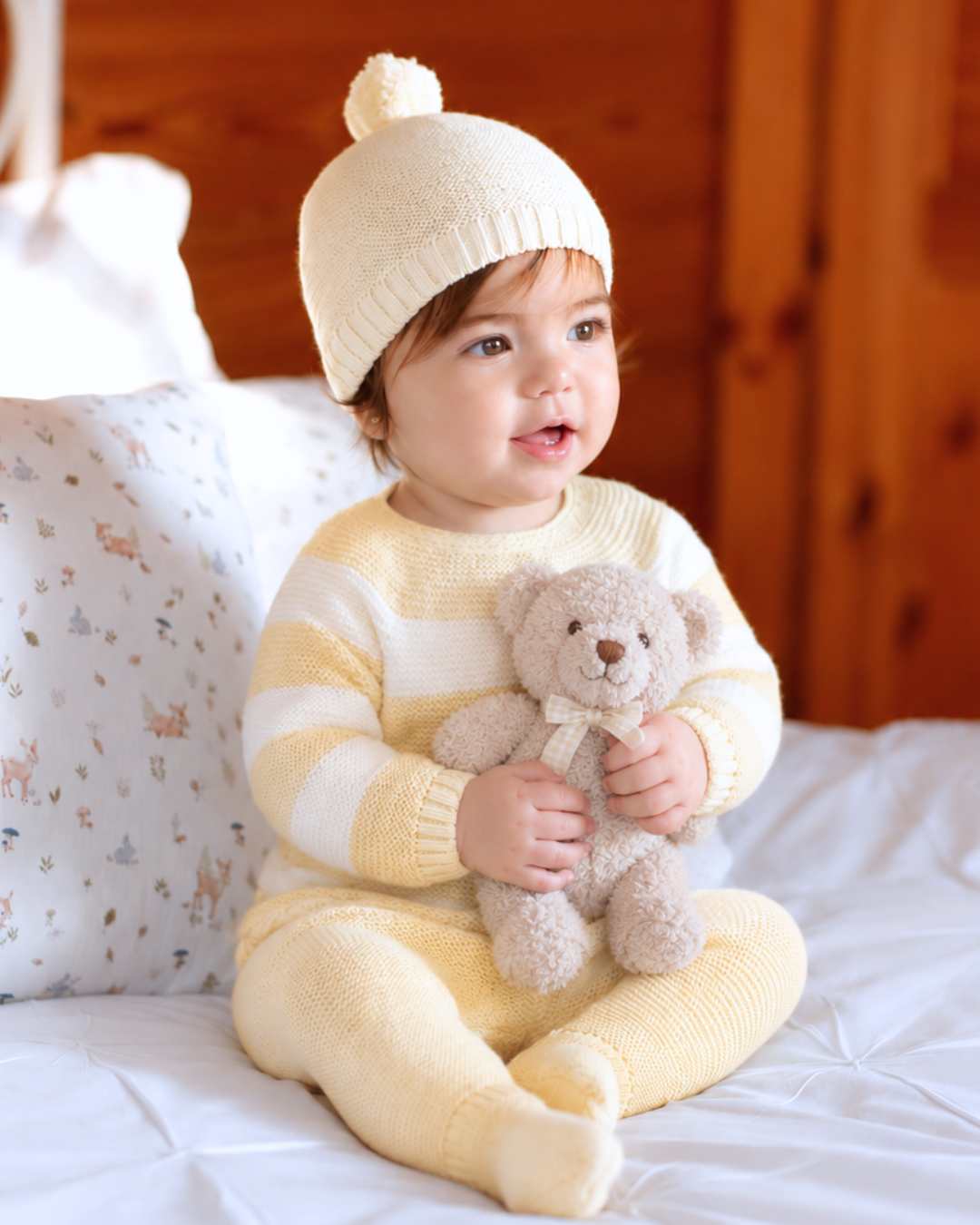 Primera Puesta Rayado Amarillo - Colección Rastro Juliana