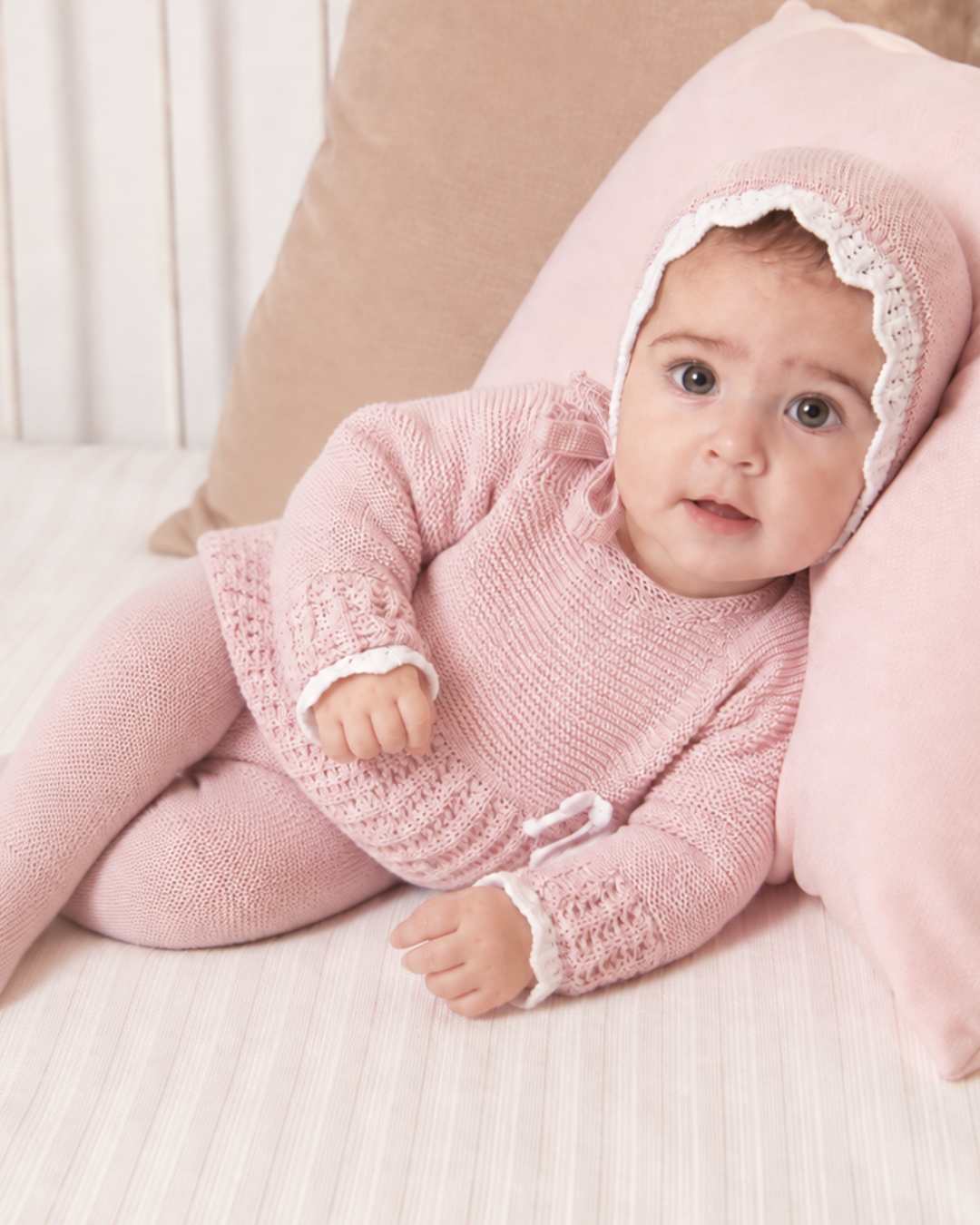 Primera Puesta Recogidas Rosa Palo -  Colección Ladera Juliana