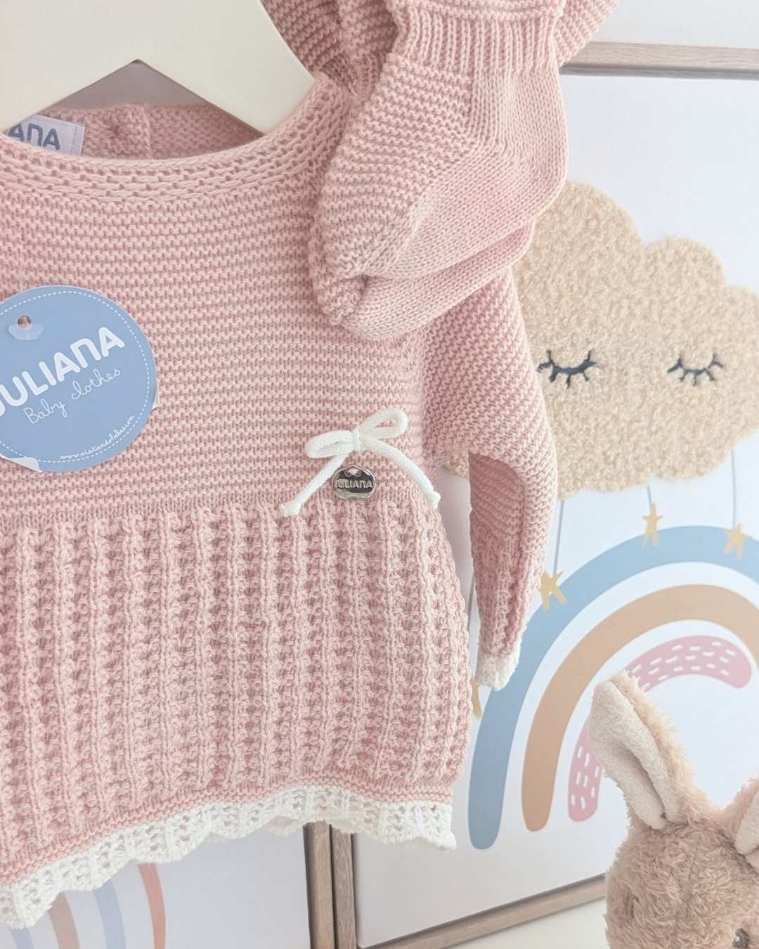 Primera Puesta Recogidas Rosa Palo -  Colección Ladera Juliana