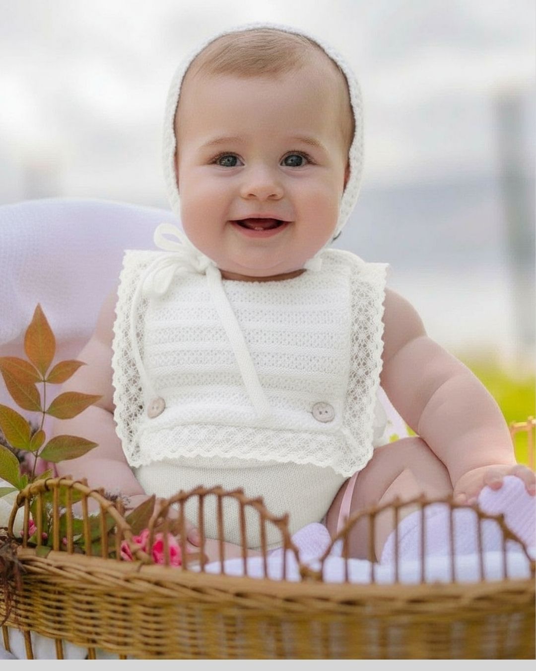 Ranita Bebé ALAIA Blanco - Paz Rodriguez