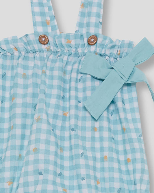 Ranita Bebé Vichy Peces Azul - Street Monkey