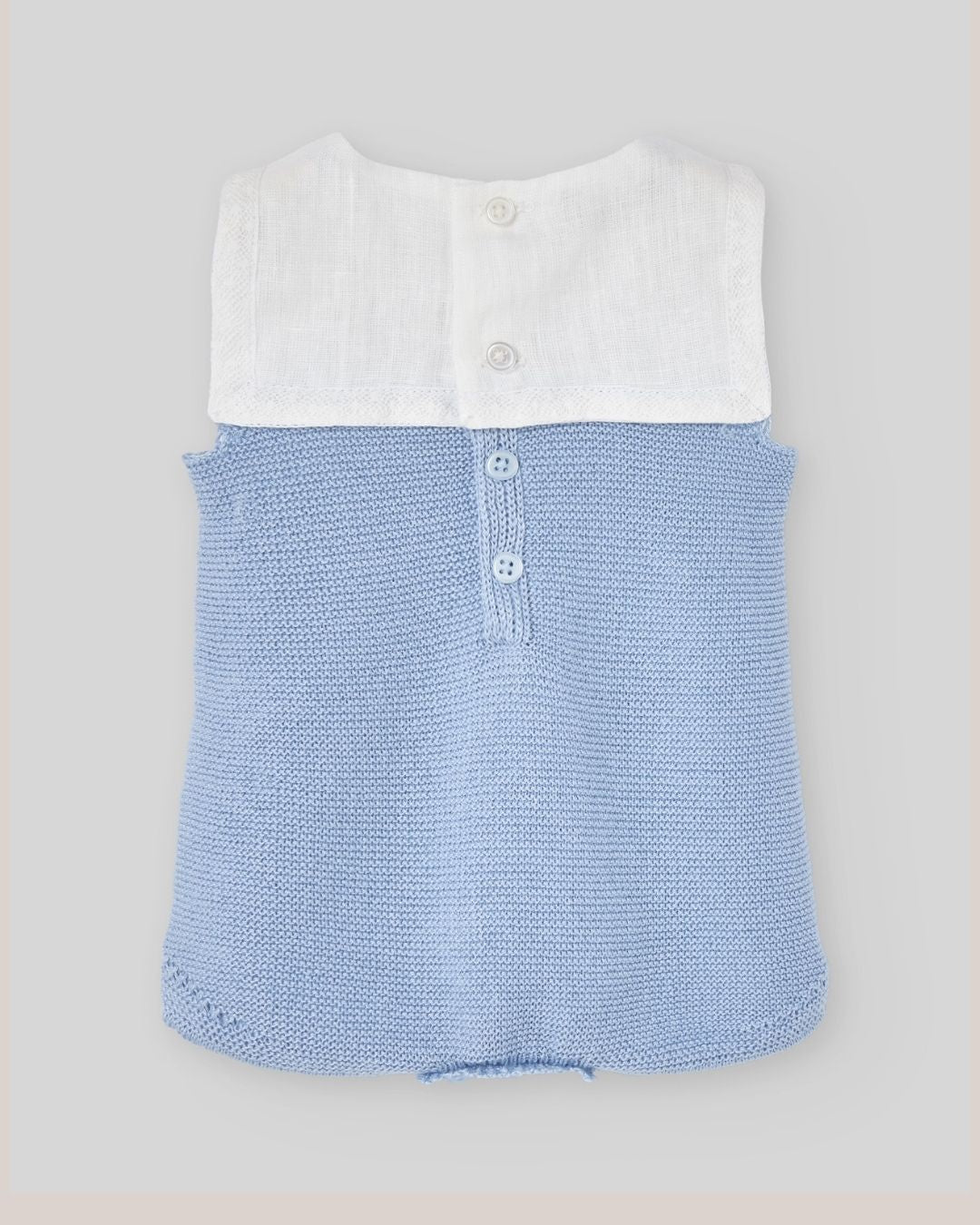 Ranita Bebé + Patucos ALEGRA Azul Tiza - Paz Rodriguez