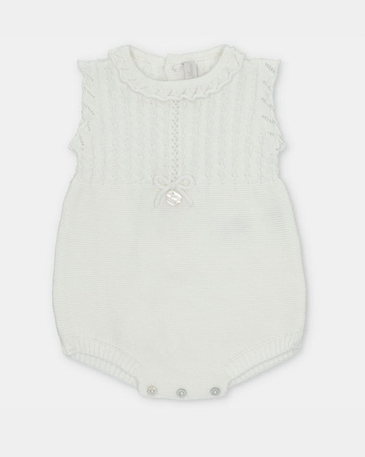 Ranita Lazo Punto REGINA Blanco Roto - Martín Aranda