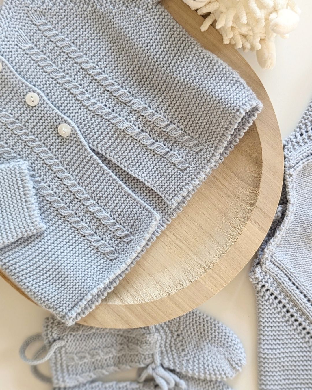 Rebeca Larga Bebé Celeste Cielo - Micolino