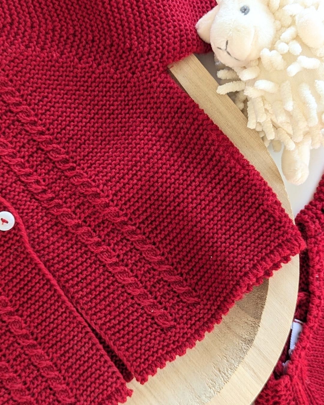 Rebeca Larga Bebé Rojo - Micolino