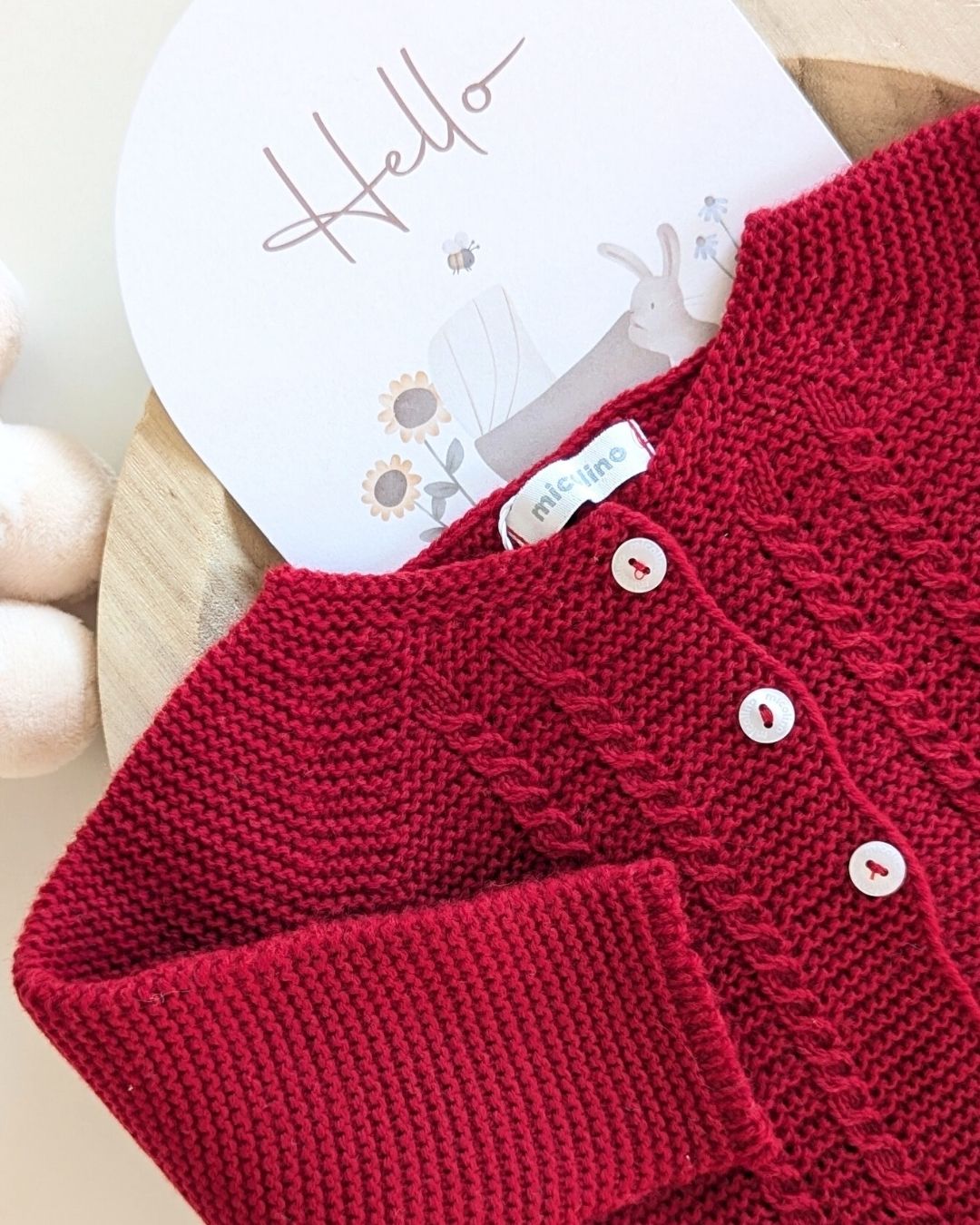 Rebeca Larga Bebé Rojo - Micolino