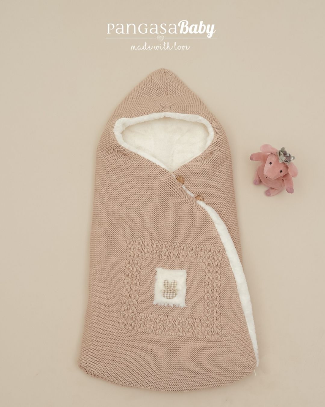 Saco Ardilla Bambi y Conejo Arena 🐿Soft & Wild - Pangasa Baby