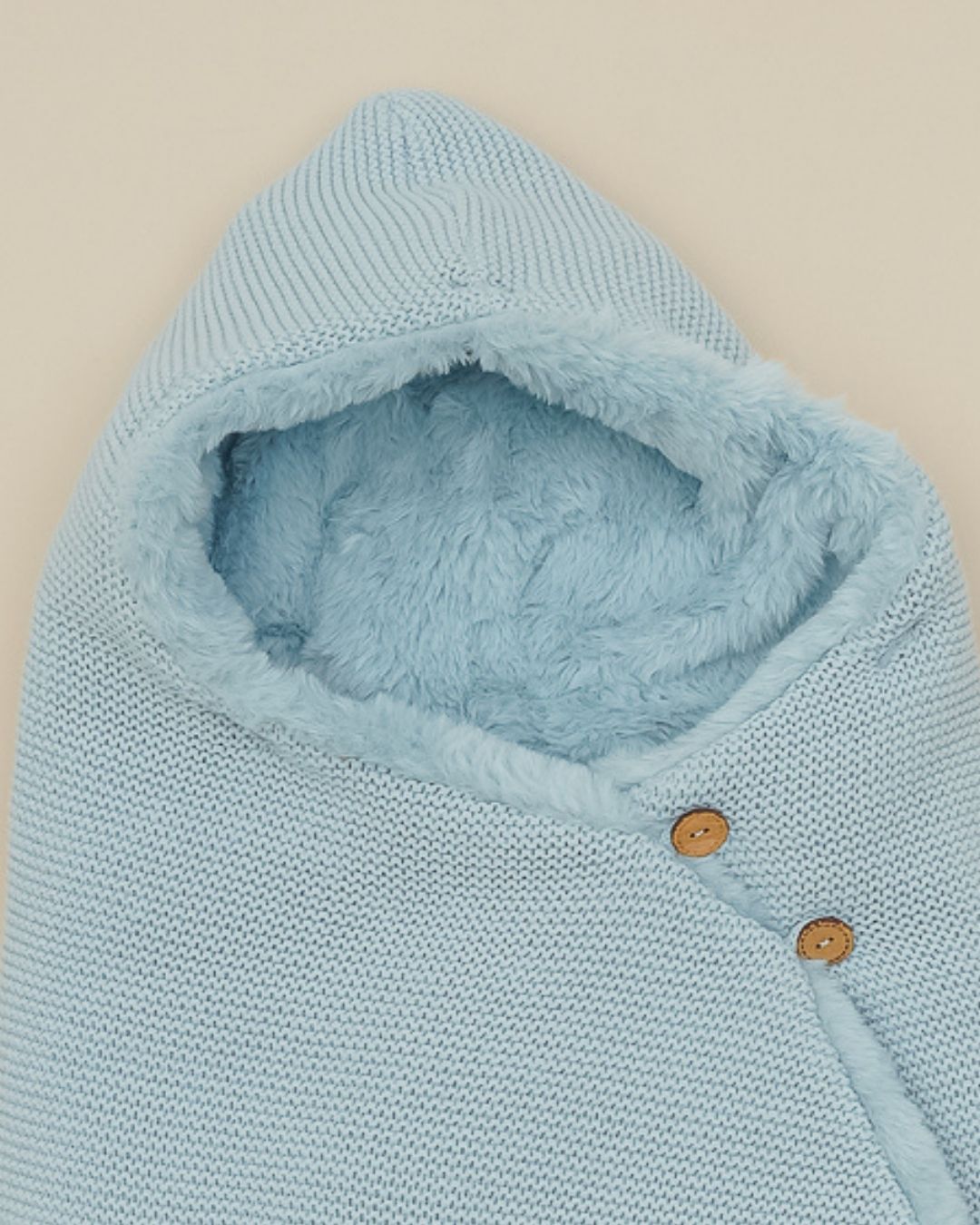 Saco Ardilla Bambi y Conejo Celeste Empolvado 🐿Soft & Wild - Pangasa Baby