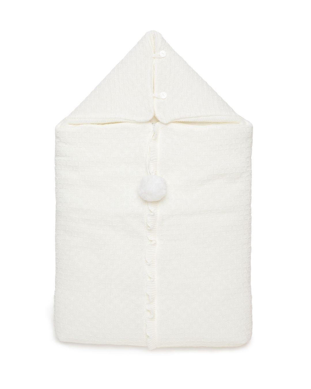 Saco Capucha Crudo - Colección Luz Juliana