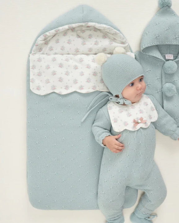 Saco Nana Punto Semilla Verde Tiza 071-102952 - Paz Rodriguez