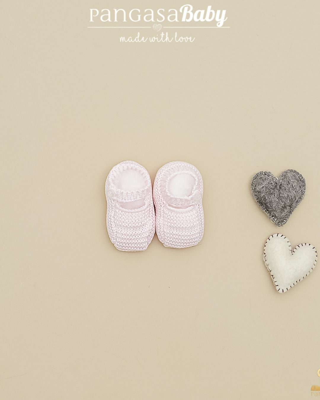 Sandalia Hebilla Rosa Bebé - Pangasa Baby