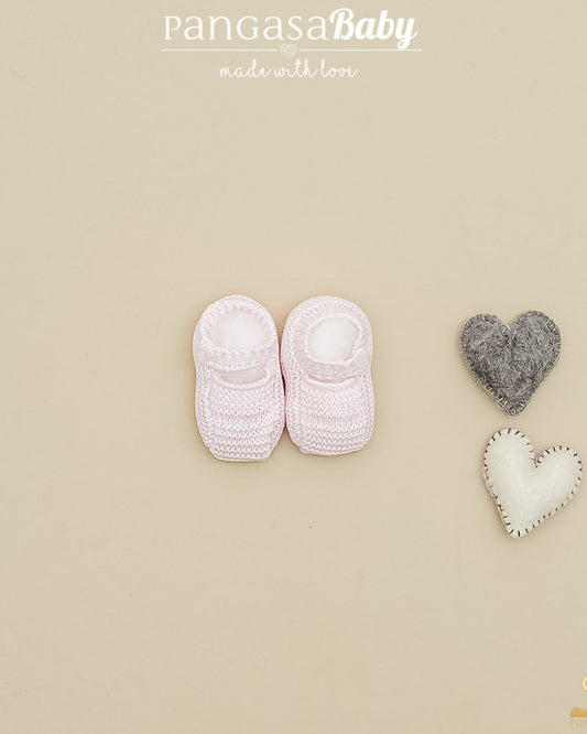 Sandalia Hebilla Rosa Bebé - Pangasa Baby