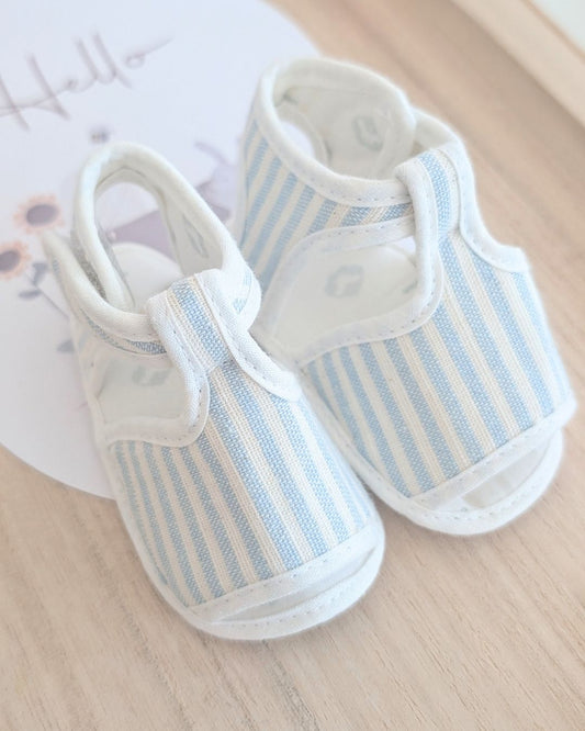 Sandalia RAYAS Celeste Empolvado ART.4642R - Micolino