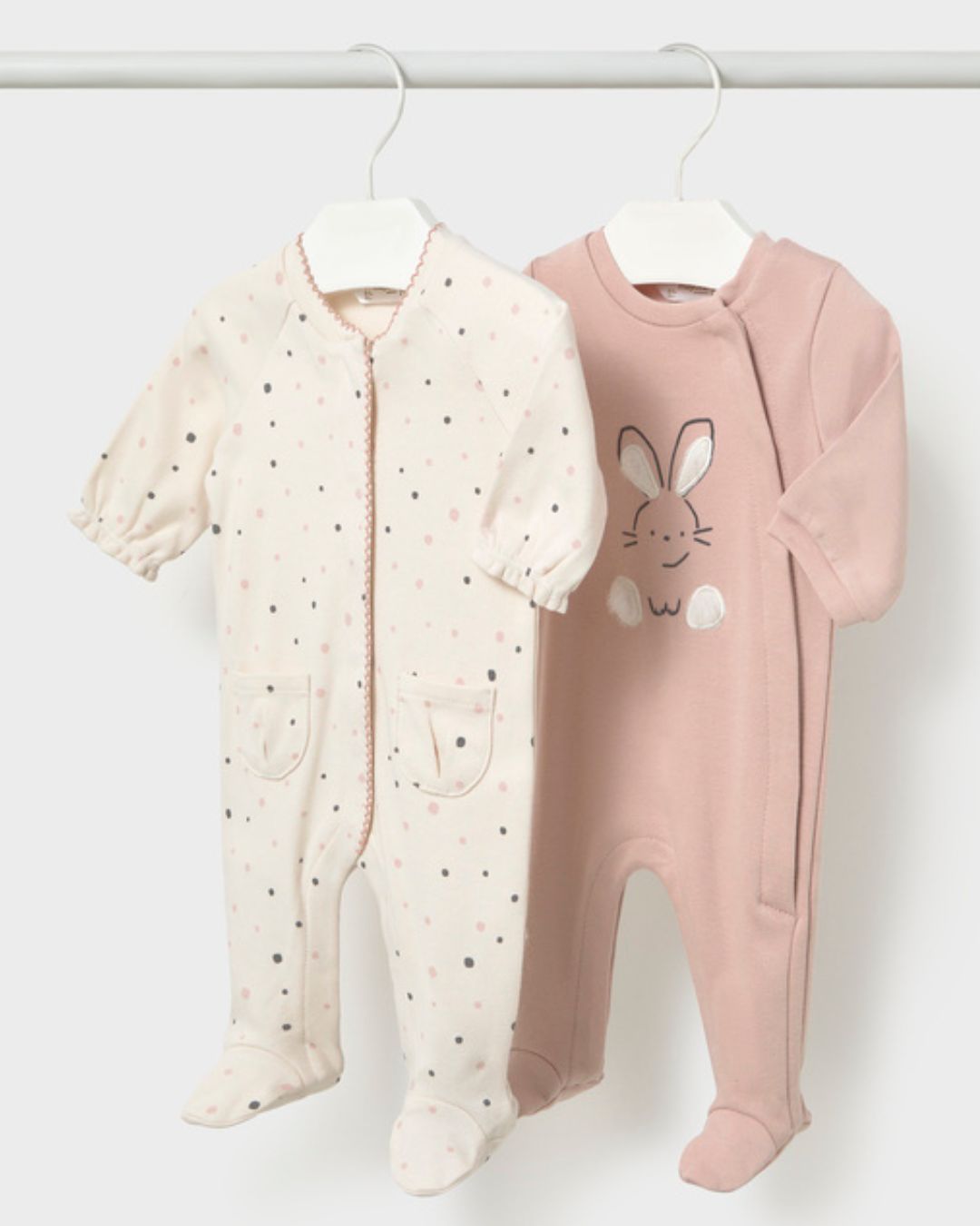 Set 2 Pijamas Conejito Nude - Mayoral