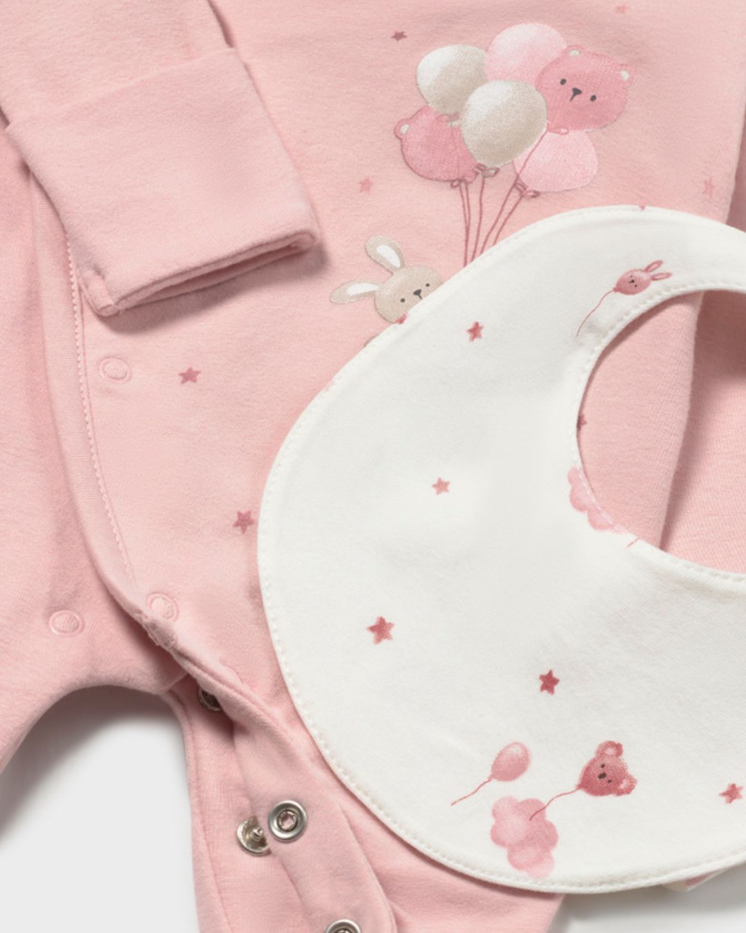 Set Regalo Pijama Conejito Globos Rosa Baby - Mayoral