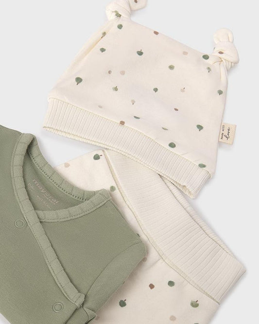 Set de Regalo Bebe Conjunto Polaina Salvia 99800 - Mayoral