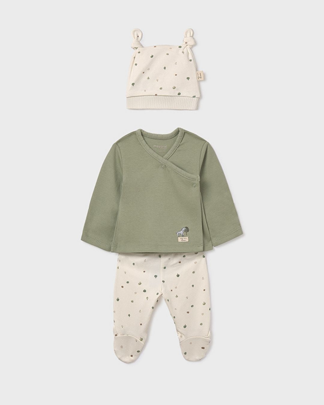 Set de Regalo Bebe Conjunto Polaina Salvia 99800 - Mayoral