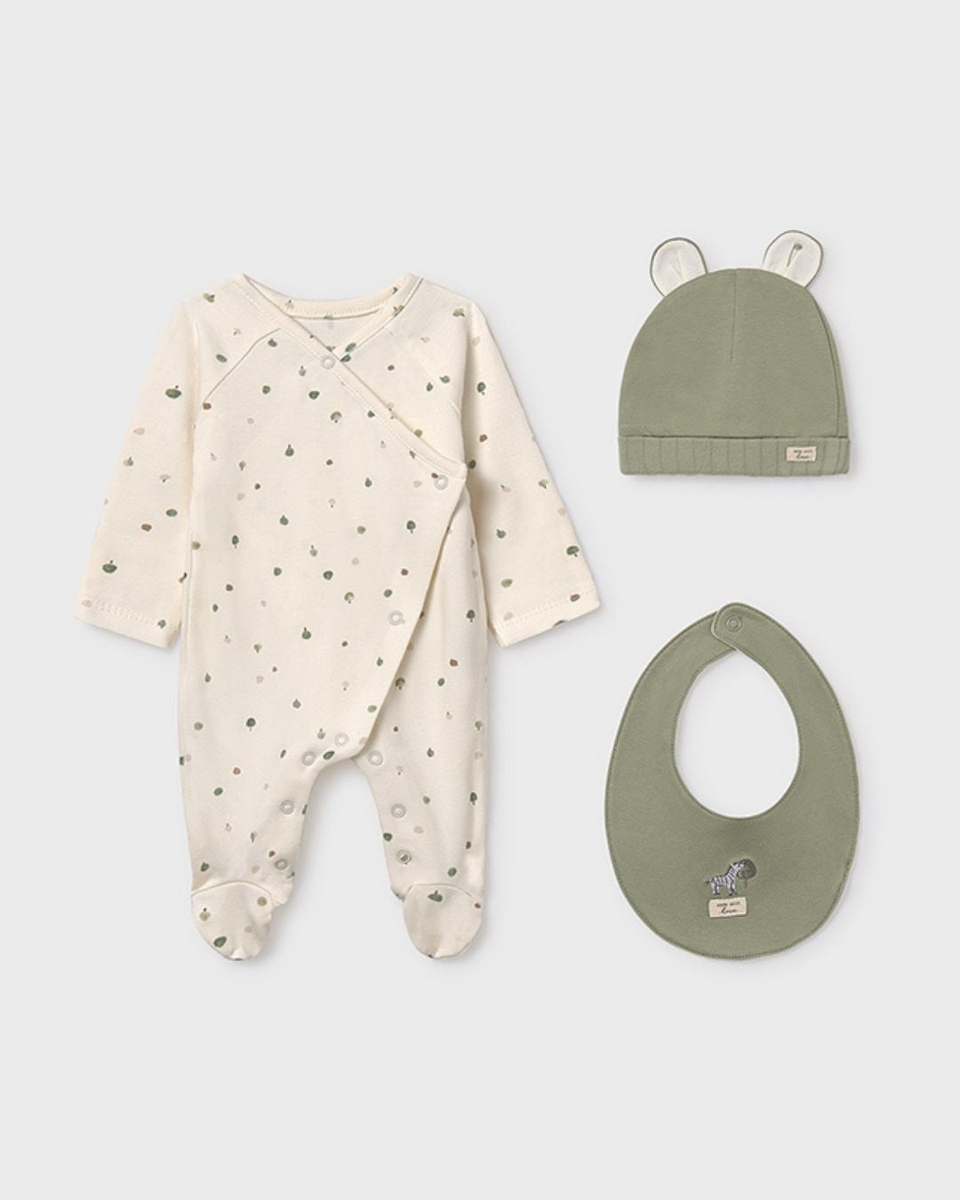 Set de Regalo Bebe Pijama Salvia 99790 - Mayoral