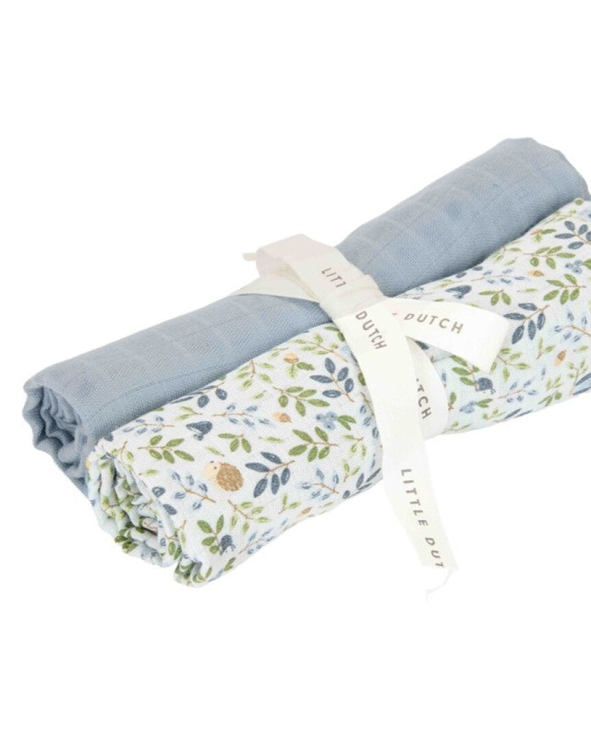Set 2 Muselinas 70x70 Forest Adventure - Little Dutch
