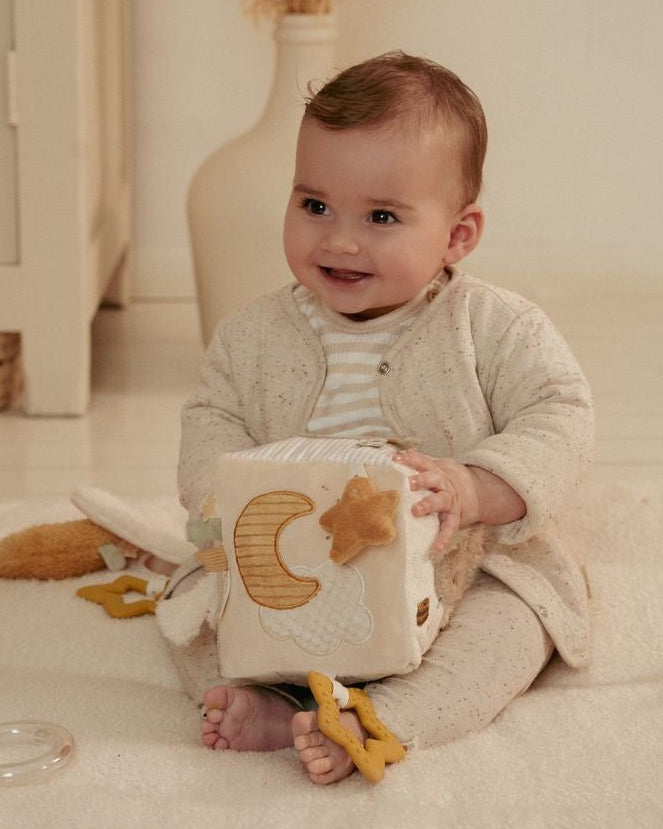Cubo Blandito Actividades Newborn Natura - Little Dutch