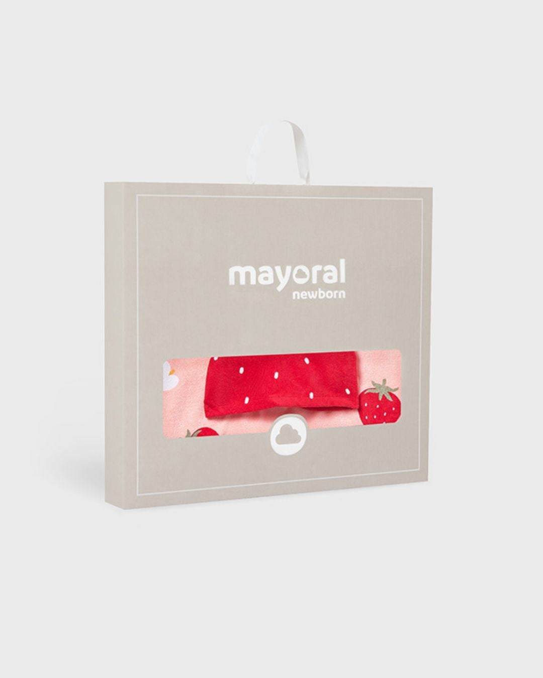 Toalla Baño con Gorro Fresas 9113-069 - Mayoral