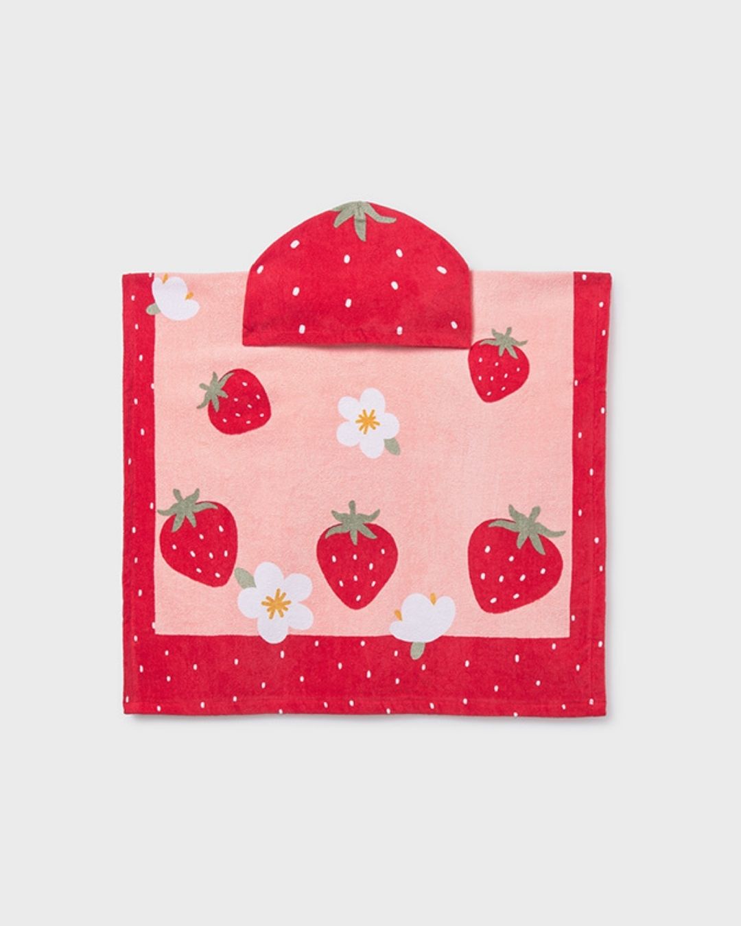 Toalla Baño con Gorro Fresas 9113-069 - Mayoral