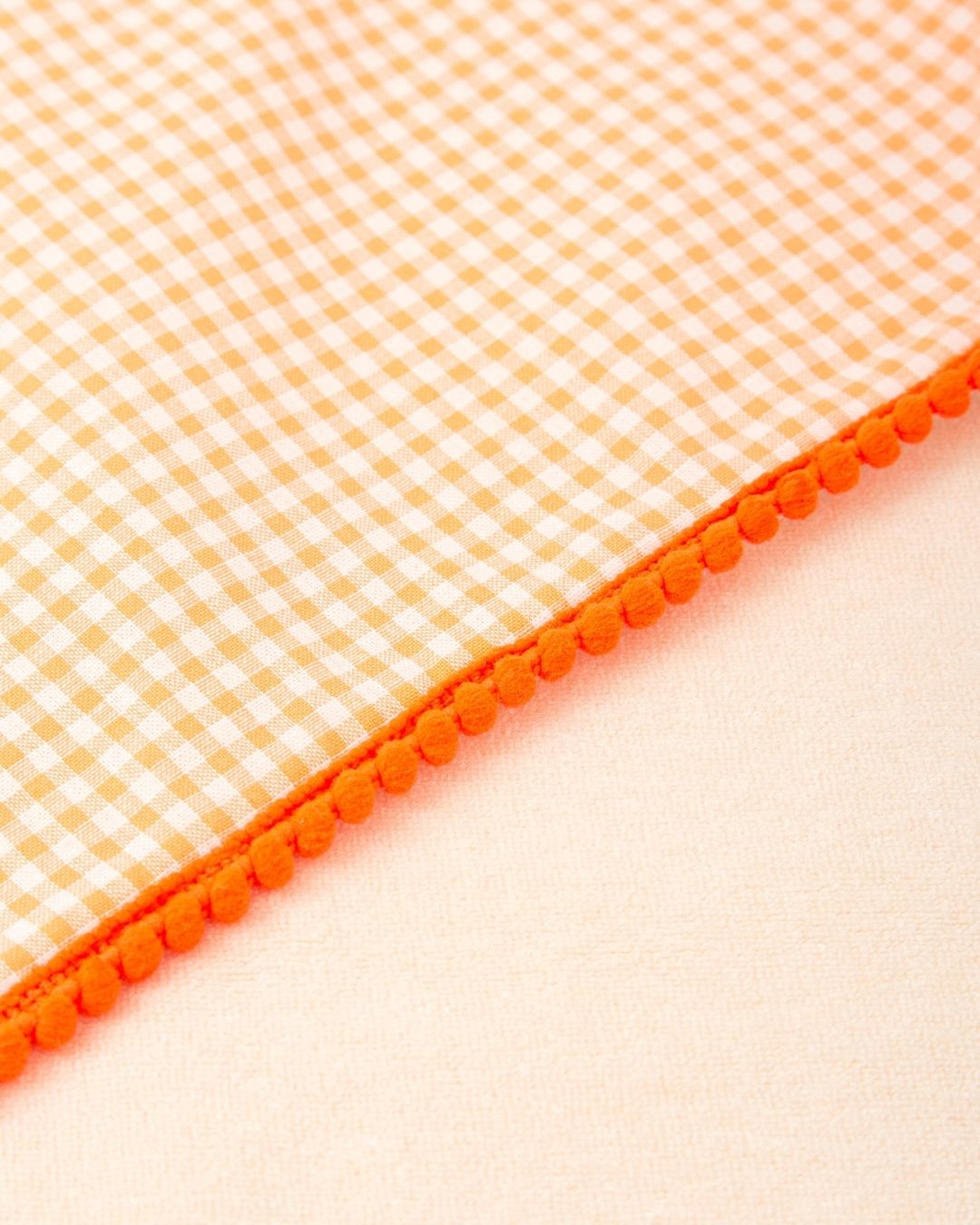 Toalla Vichy Naranja Arrecife - Tutto Piccolo