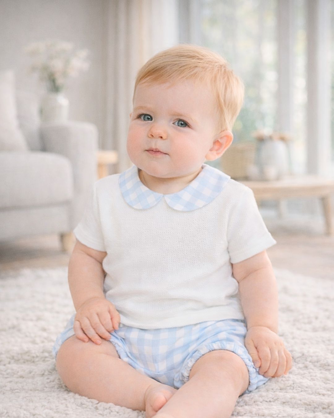 Traje Niño 2P Blanco 2608310 - Pangasa Baby