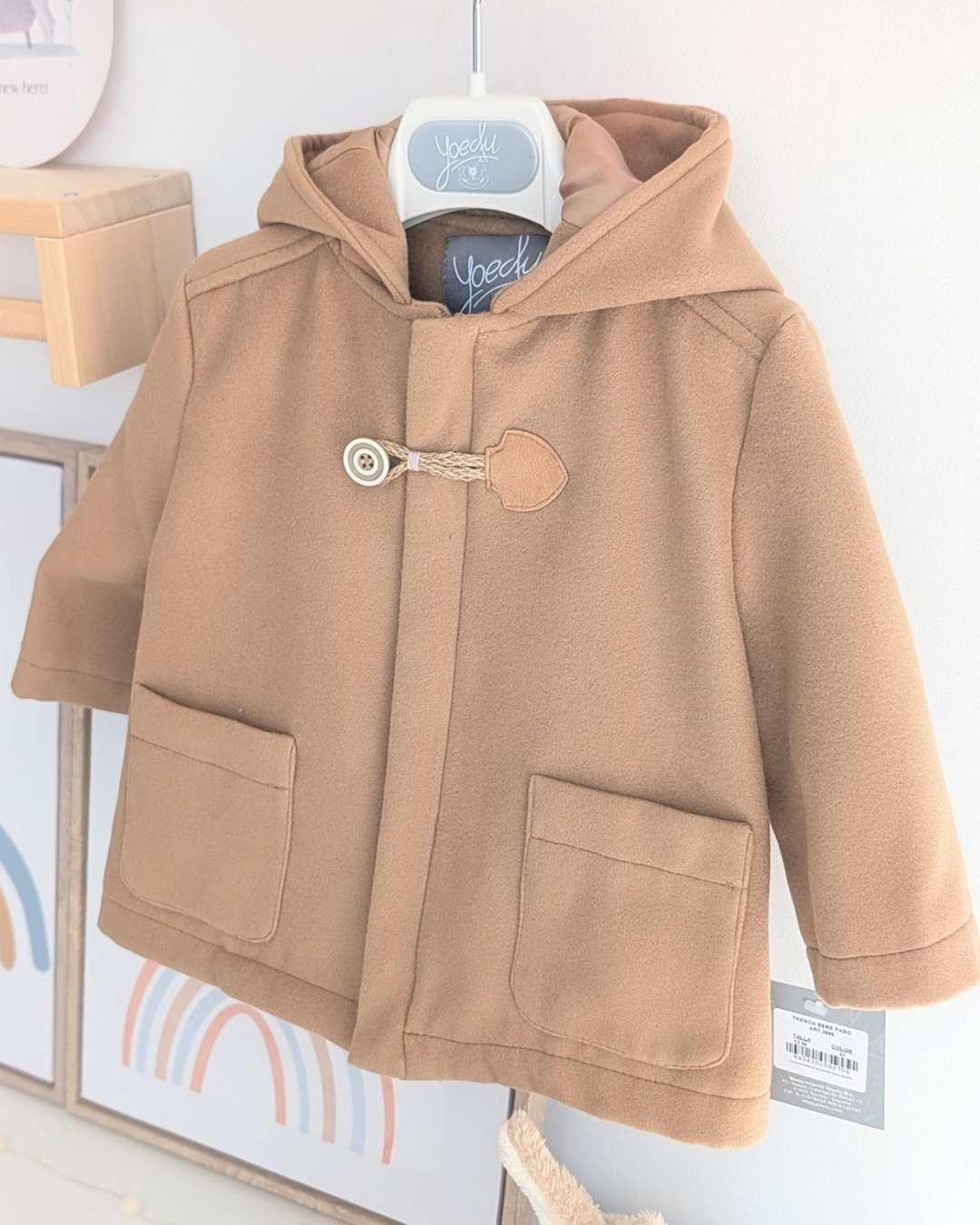 Trenca Bebé Paño Camel Art.3985 - Yoedu
